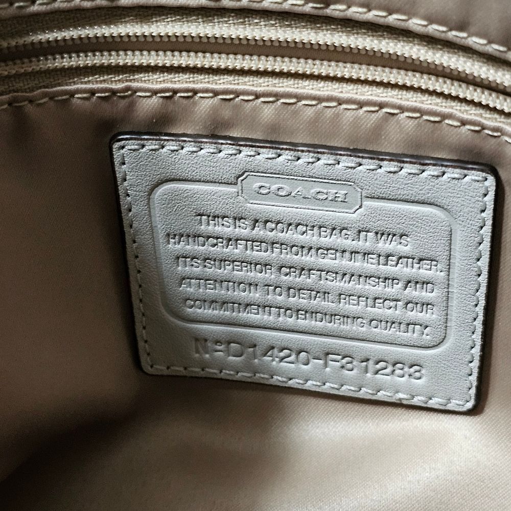 Coach Charlie Python Embossed Hobo Shoulder Bag Purse - Picture 8 of 8